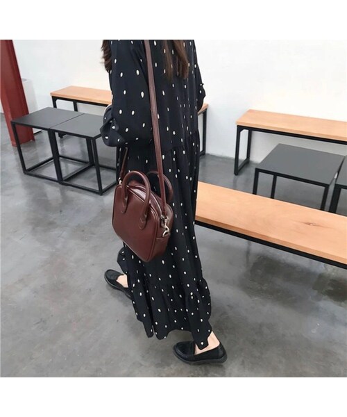 no brand（ノーブランド）の「CO017: 裾フリル型ドットワンピース（ワンピース・レディース・その他）」の6枚目の写真