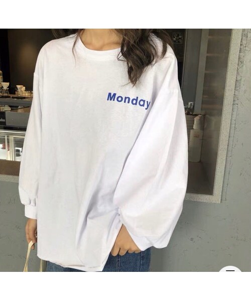 no brand(ノーブランド)の「CO002: バルーン袖らふトップス(Tシャツ/カットソー・レディース・その他)」の2枚目の写真
