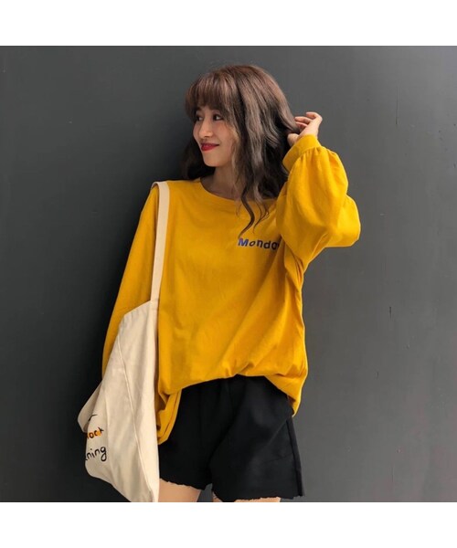no brand(ノーブランド)の「CO002: バルーン袖らふトップス(Tシャツ/カットソー・レディース・その他)」の4枚目の写真