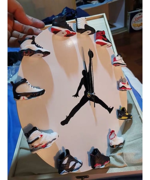 no brand（ノーブランド）の「エアジョーダン壁掛け時計(単3