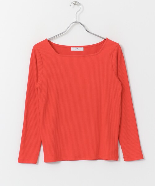 URBAN RESEARCH Sonny Label（アーバンリサーチサニーレーベル）の「リブスクエアネックプルオーバー（トップス・レディース・グレー/ブラック/ホワイト/レッド・FREE）」の20枚目の写真