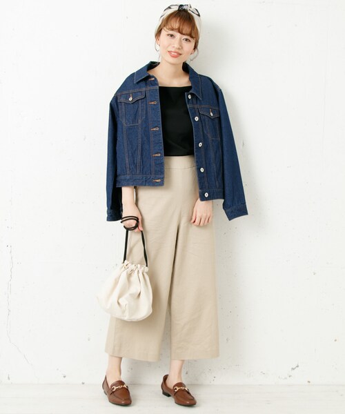 URBAN RESEARCH Sonny Label（アーバンリサーチサニーレーベル）の「リブスクエアネックプルオーバー（トップス・レディース・グレー/ブラック/ホワイト/レッド・FREE）」の10枚目の写真