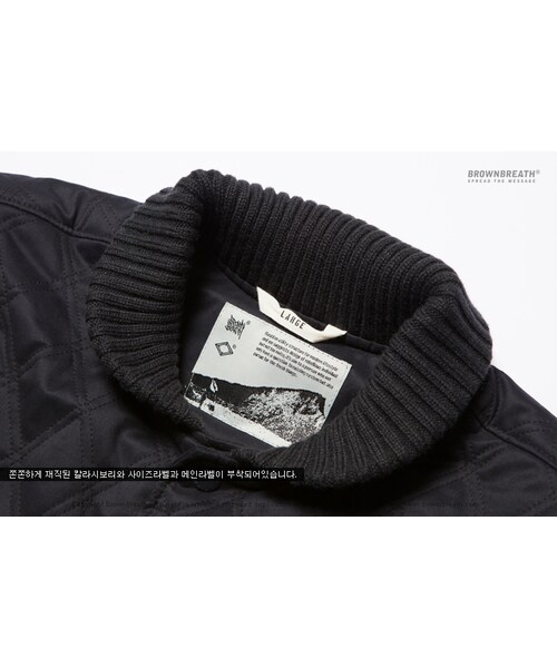 BROWNBREATH（ブラウンブレス）の「DON'T FORGET QUILED JACKET（ジャケット/アウター・メンズ・NAVY・M/L/XL）」の4枚目の写真