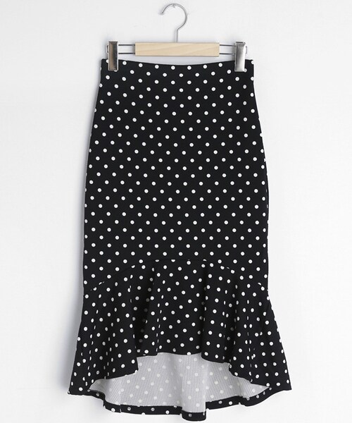 DHOLIC(ディーホリック)の「マーメイドドットスカート(スカート・レディース・ブルー/ホワイト/ブラック・FREE)」の3枚目の写真