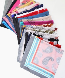 LALA | シルク調レトロスカーフ(ストール/ショール)