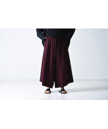 BISHOOL | BISHOOL wool gabardine easy 袴 pants(その他パンツ)