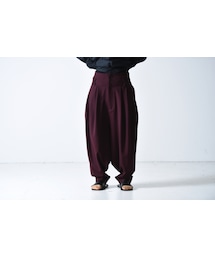 BISHOOL | BISHOOL Wool Gabardine Japanese Lantern Pants(スラックス)
