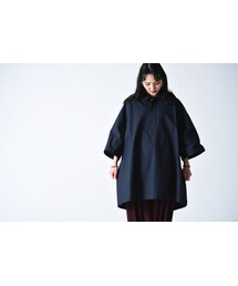 my beautiful landlet | My Beautiful Landlet トレンチディテールアンティークビッグシャツ navy(シャツ/ブラウス)