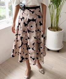 DHOLIC | ビッグフローラルロングスカート(スカート)