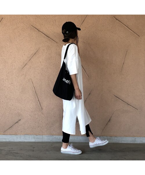 copine（コピン）の「再入荷！しっかり素材！ビッグシルエットTシャツワンピース(3color)【クリックポスト対象商品】（ワンピース・レディース・その他）」の8枚目の写真