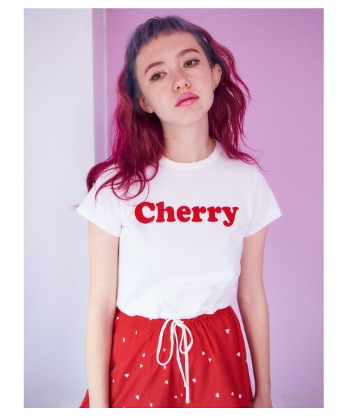 lilLilly（リルリリー）の「CherryプリントTシャツ（）」 - WEAR