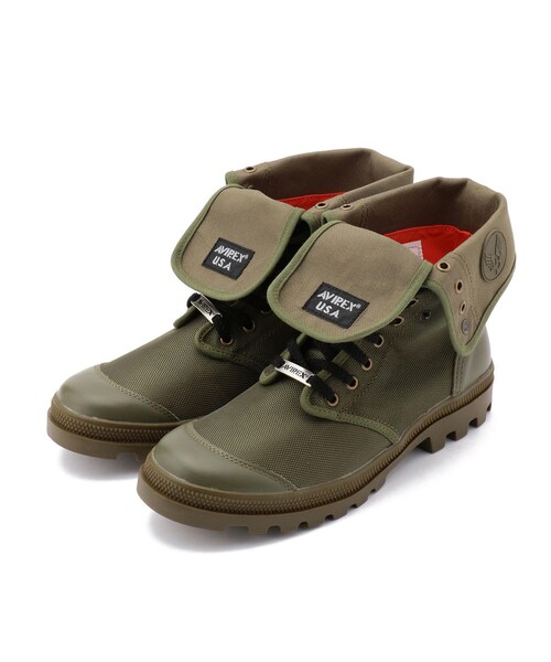 AVIREX(アヴィレックス)の「AV3402/スコーピオン ハイ ナイロン/SCORPION HI NYLON(シューズ・メンズ・BLACK/RED/OLIVE/D/BROWN/BEIGE・23, 24, 25, 26, 27, 28, 29)」の1枚目の写真