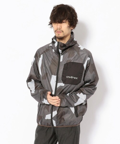 AVIREX（アヴィレックス）の「カモ フーデッド ジャケット/SEASONAL CAMO HOODED JACKET（ジャケット/アウター・メンズ・L/GREY/CHARCOL・M, L, XL, XXL）」の2枚目の写真