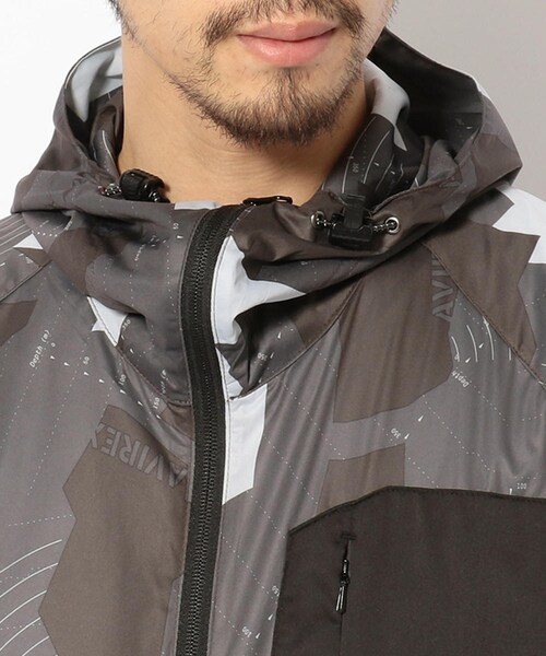 AVIREX（アヴィレックス）の「カモ フーデッド ジャケット/SEASONAL CAMO HOODED JACKET（ジャケット/アウター・メンズ・L/GREY/CHARCOL・M, L, XL, XXL）」の5枚目の写真
