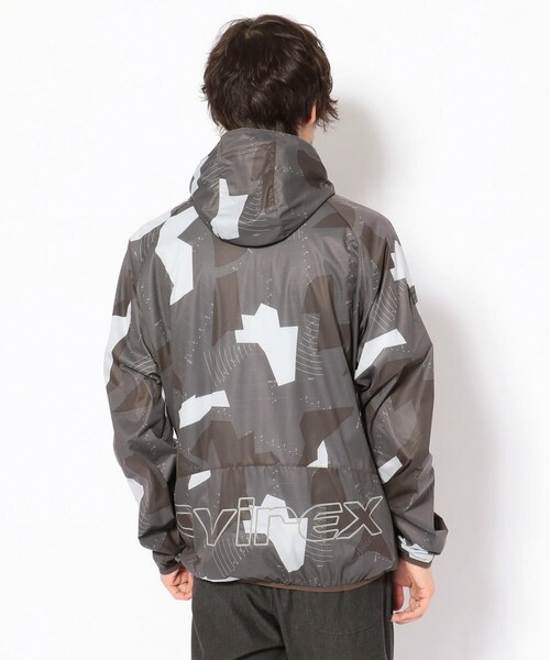 AVIREX（アヴィレックス）の「カモ フーデッド ジャケット/SEASONAL CAMO HOODED JACKET（ジャケット/アウター・メンズ・L/GREY/CHARCOL・M, L, XL, XXL）」の4枚目の写真