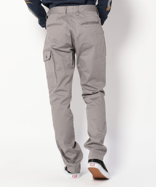AVIREX（アヴィレックス）の「AVIREX/アヴィレックス/ストレッチ ドビー パンツ/STRETCH DOBBY PANT（パンツ・メンズ・WHITE/OLIVE/CAMO/D/GREY/ORANGE/BEIGE/BLACK/RENGA/MOCCA/WHT/CAMO II/BRN/CAMO/NAVY・S, M, L, XL, XXL）」の3枚目の写真