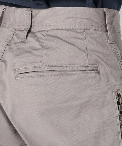 AVIREX（アヴィレックス）の「AVIREX/アヴィレックス/ストレッチ ドビー パンツ/STRETCH DOBBY PANT（パンツ・メンズ・WHITE/OLIVE/CAMO/D/GREY/ORANGE/BEIGE/BLACK/RENGA/MOCCA/WHT/CAMO II/BRN/CAMO/NAVY・S, M, L, XL, XXL）」の7枚目の写真