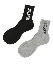 AVIREX | AVIREX/アヴィレックス/ロゴ ショートソックス/LOGO SHORT SOCKS(レッグウェア)