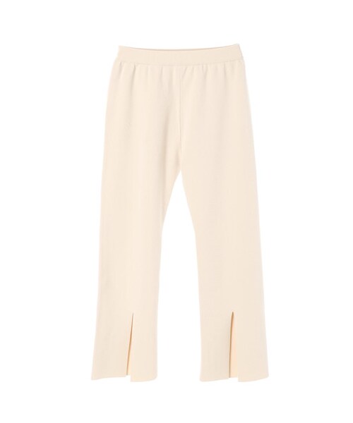 GARAGE OF GOOD CLOTHING(ガレージオブグッドクロージング)の「スリットパンツ(パンツ・アイボリー/ブラック/ブラウン・F)」の9枚目の写真