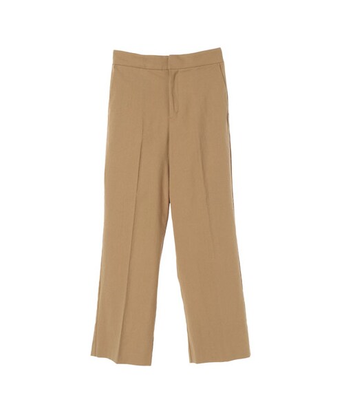 GARAGE OF GOOD CLOTHING（ガレージオブグッドクロージング）の「麻混センタープレスパンツ（パンツ・キャメル・F）」の7枚目の写真