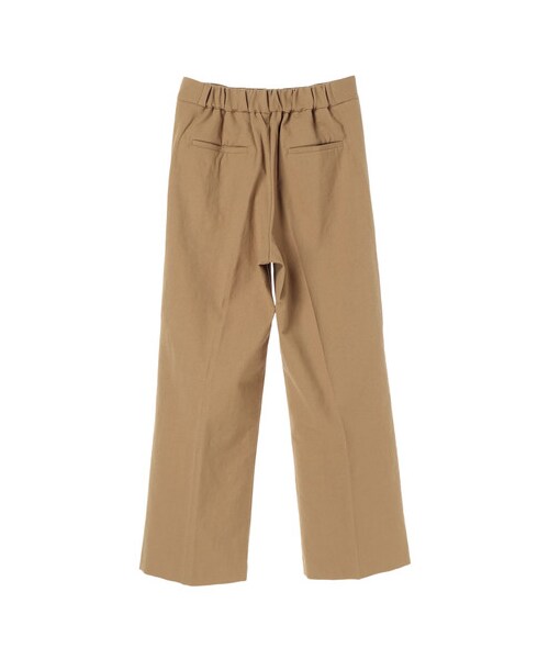 GARAGE OF GOOD CLOTHING（ガレージオブグッドクロージング）の「麻混センタープレスパンツ（パンツ・キャメル・F）」の2枚目の写真