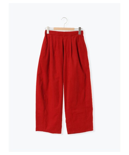 Samansa Mos2（サマンサ モスモス）の「細コールバレルパンツ（パンツ・ブラック/オレンジ/ブラウン/グリーン・F）」の11枚目の写真