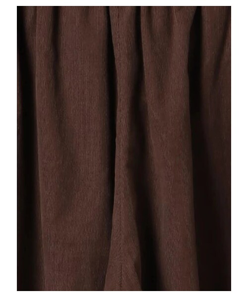 Samansa Mos2（サマンサ モスモス）の「細コールバレルパンツ（パンツ・ブラック/オレンジ/ブラウン/グリーン・F）」の9枚目の写真