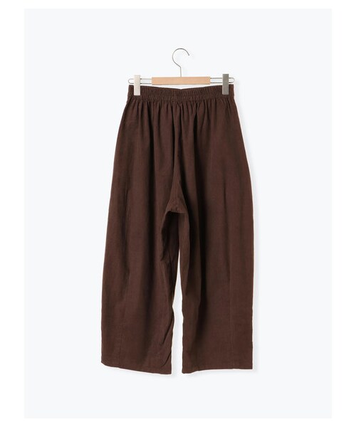 Samansa Mos2（サマンサ モスモス）の「細コールバレルパンツ（パンツ・ブラック/オレンジ/ブラウン/グリーン・F）」の4枚目の写真