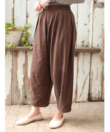 Samansa Mos2 | 細コールバレルパンツ(パンツ)