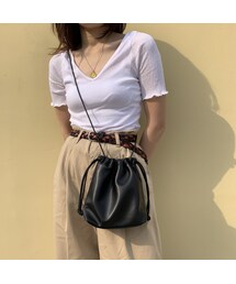 Didot. | fake leather shoulder poach(ショルダーバッグ)