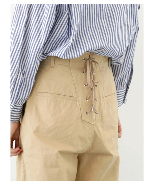 SEVENDAYS=SUNDAY（セブンデイズサンデイ）の「womens デルトンコクーンパンツ（パンツ・オフホワイト/ブラック/ベージュ/カーキ・M/L）」の3枚目の写真