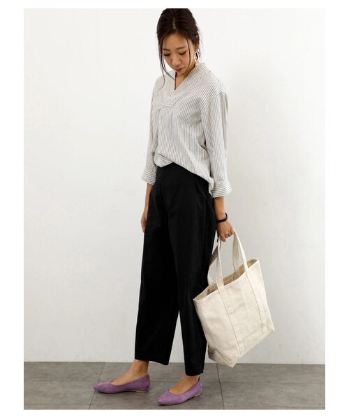 SEVENDAYS=SUNDAY（セブンデイズサンデイ）の「womens デルトンコクーンパンツ（パンツ・オフホワイト/ブラック/ベージュ/カーキ・M/L）」の9枚目の写真