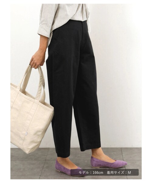 SEVENDAYS=SUNDAY（セブンデイズサンデイ）の「womens デルトンコクーンパンツ（パンツ・オフホワイト/ブラック/ベージュ/カーキ・M/L）」の15枚目の写真