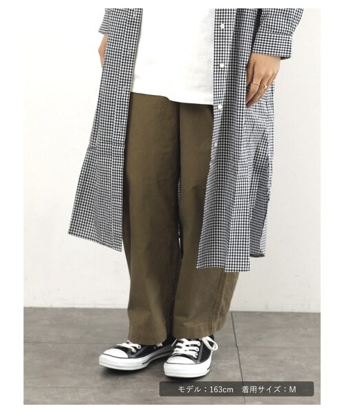 SEVENDAYS=SUNDAY（セブンデイズサンデイ）の「womens デルトンコクーンパンツ（パンツ・オフホワイト/ブラック/ベージュ/カーキ・M/L）」の17枚目の写真