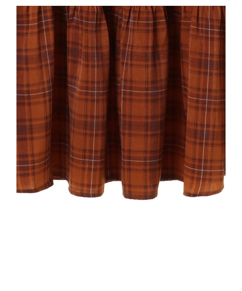 Green　Parks（グリーンパークス）の「≪USED≫・チェック柄ティアードスカート（スカート・キャメル/ネイビー・F）」の7枚目の写真