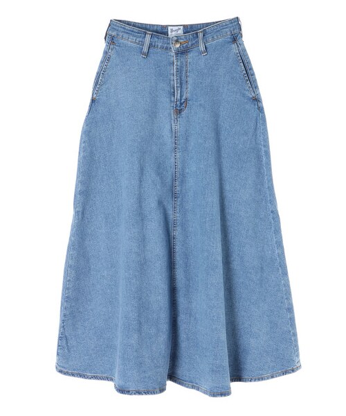 Green Parks(グリーンパークス)の「Wrangler WR デニムロングスカート(スカート・インディゴ/ミディアムインディゴ・M/L)」の13枚目の写真