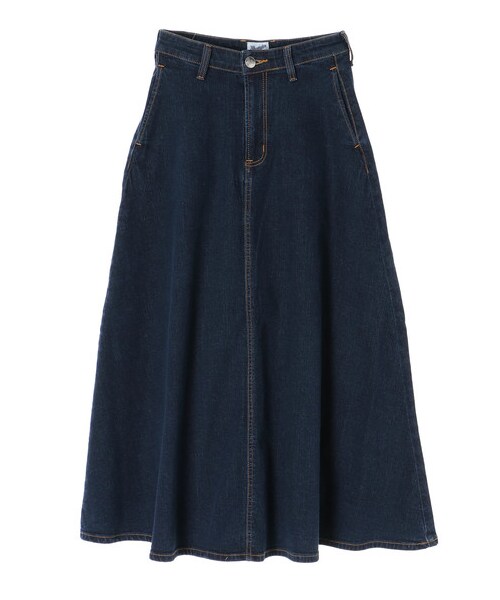 Green Parks(グリーンパークス)の「Wrangler WR デニムロングスカート(スカート・インディゴ/ミディアムインディゴ・M/L)」の12枚目の写真