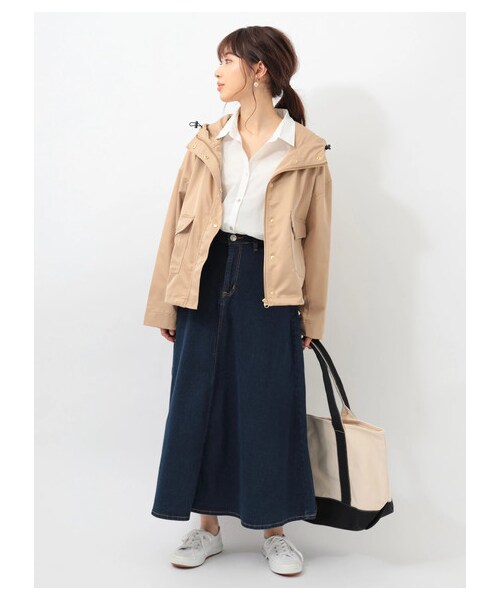 Green Parks(グリーンパークス)の「Wrangler WR デニムロングスカート(スカート・インディゴ/ミディアムインディゴ・M/L)」の2枚目の写真