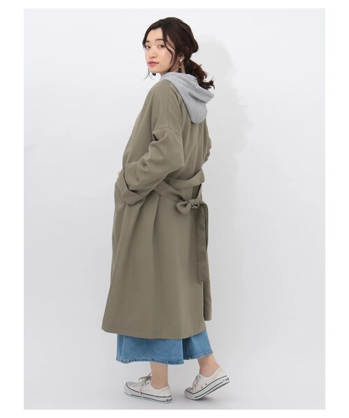 Green Parks(グリーンパークス)の「Wrangler WR デニムロングスカート(スカート・インディゴ/ミディアムインディゴ・M/L)」の4枚目の写真