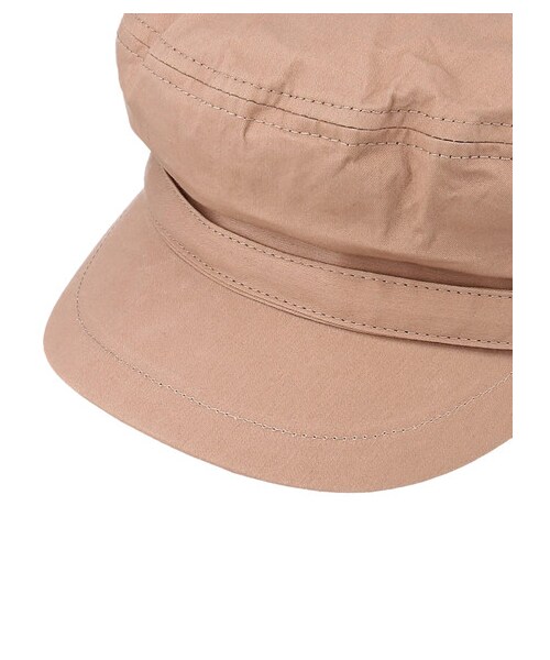 AMERICAN HOLIC（アメリカンホリック）の「【mamagirl春号掲載】マリンキャップ（帽子・ブラック/ベージュ・F）」の4枚目の写真