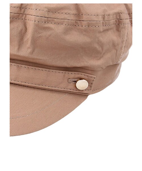 AMERICAN HOLIC（アメリカンホリック）の「【mamagirl春号掲載】マリンキャップ（帽子・ブラック/ベージュ・F）」の6枚目の写真