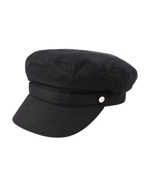 AMERICAN HOLIC（アメリカンホリック）の「【mamagirl春号掲載】マリンキャップ（帽子・ブラック/ベージュ・F）」の8枚目の写真