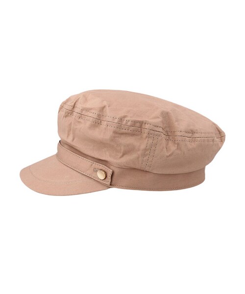 AMERICAN HOLIC（アメリカンホリック）の「【mamagirl春号掲載】マリンキャップ（帽子・ブラック/ベージュ・F）」の3枚目の写真