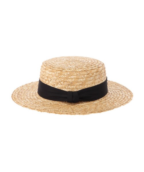 earth music&ecology（アースミュージックアンドエコロジー）の「・ワイドリムカンカン帽（帽子・アイボリー/ブラック・F）」の9枚目の写真