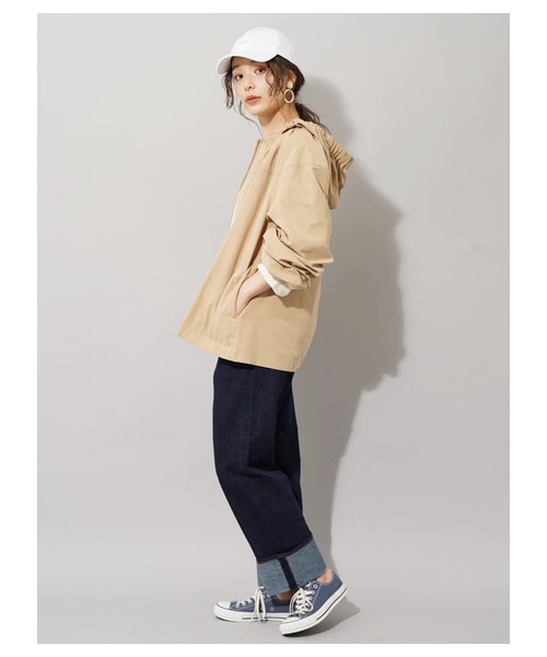 earth music&ecology（アースミュージックアンドエコロジー）の「COTTON USAデニムパンツ(ストレート)（パンツ・ライトインディゴ/ミディアムインディゴ/ダークインディゴ・S/M/L）」の22枚目の写真