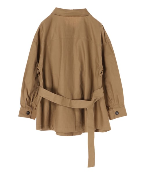 earth music&ecology（アースミュージックアンドエコロジー）の「・ワークシャツジャケット（ジャケット/アウター・ブラック/ブラウン/カーキ・F）」の6枚目の写真