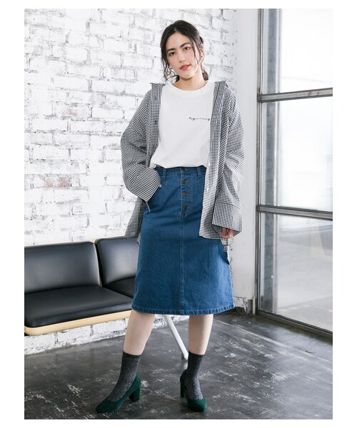 E hyphen world gallery（イーハイフンワールドギャラリー）の「【Special Price】ブロードビッグシャツ（ワンピース/ドレス・オフホワイト/ブラック/ネイビー・F）」の5枚目の写真