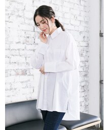 E hyphen world gallery | 【Special Price】ブロードビッグシャツ(ワンピース/ドレス)