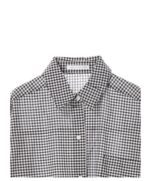 E hyphen world gallery（イーハイフンワールドギャラリー）の「【Special Price】ブロードビッグシャツ（ワンピース/ドレス・オフホワイト/ブラック/ネイビー・F）」の9枚目の写真