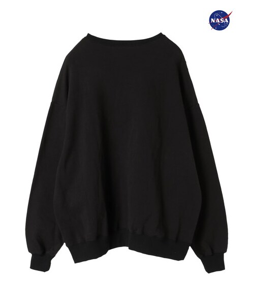 E hyphen world gallery（イーハイフンワールドギャラリー）の「NASA SWEAT（トップス・オフホワイト/ブラック・F）」の4枚目の写真